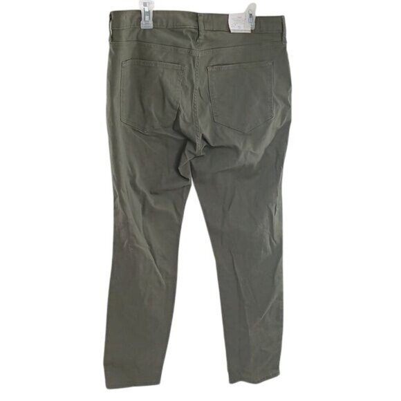 H&M Jeans Green Denim Skinny Fit Ankle Length Stretch Womens Size 33 - Picture 4 of 7